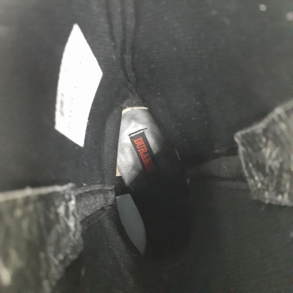 Durango Crush Western Scallop Faux Snake Boots Women's 9.5 M Black - Picture 5 of 10